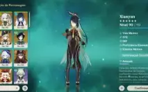 conta de genshin, vários t5