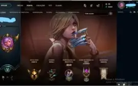 Conta de Lol ex platina,atualmente gold.