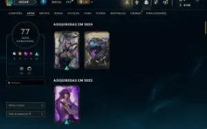 Contas Nfa League Of Legends 30 A 300 Skins