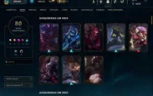 Contas Nfa League Of Legends 30 A 300 Skins