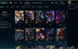 CONTA LOL UNRANKED LVL 50 CONTENDO 54 CHAMPS E SKINS