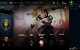 CONTA LOL UNRANKED LVL 50 CONTENDO 54 CHAMPS E SKINS