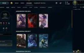 CONTA LOL UNRANKED LVL 50 CONTENDO 54 CHAMPS E SKINS