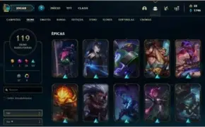 Conta Full skins prata 4