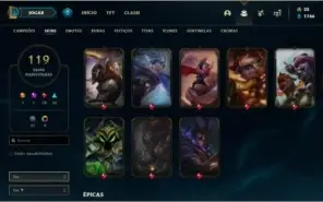 Conta Full skins prata 4