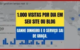 Tráfego para sites e blogs com mais de 30.000 visitas mês