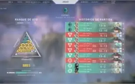 Conta Valorant - Platina 1 + Skins