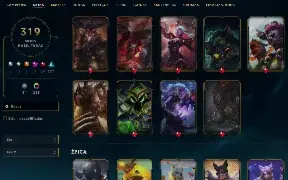 Conta Lol mestre 300 pdL, Nível 612, 319 skins