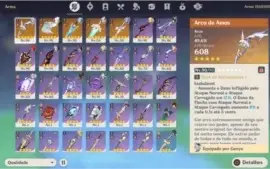 AR 56 Ganyu+Amos / Eula+Canção / Venti e banner garantido!