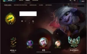 Conta smurf platina 5