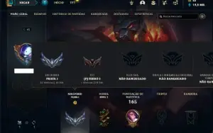 Conta prata 1 com 45 Champs e 26 Skins