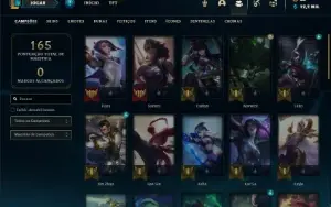 Conta prata 1 com 45 Champs e 26 Skins