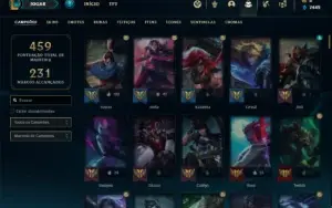Conta prata 2 com 150 Champs e 118 Skins