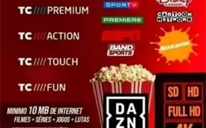 Multi tv, netflix, amazon prime, disney em um só
