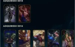 LEVEL 31 UNRANKED, +30 CHAMP, +9 SKINS (INCLUINDO VITORIOSA)