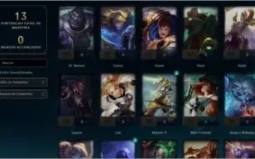 Conta LoL Unranked Lv25, 34 campeões, Skin legado do Viego