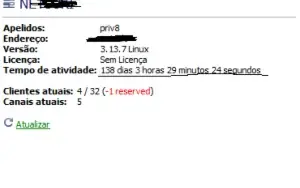 1 ano de hospedagem TEAMSPEAK (TS3)