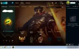 conta lol gold 3