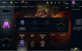 Conta de lol D1 60% de win rate 14k