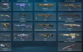 Conta valorant, vandal champions, faca lock in, varias skins