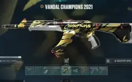 Conta valorant, vandal champions, faca lock in, varias skins