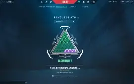 conta diamante 3, quase asc com ranque de ato asc 2