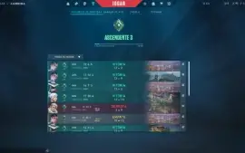 Conta ascendente 3 MMR ALTO / Full Dados