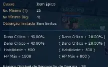 Conta Mid game LADMO Server Lucemon (em breve será Alphamon)