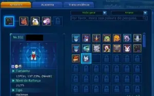 Conta Mid game LADMO Server Lucemon (em breve será Alphamon)