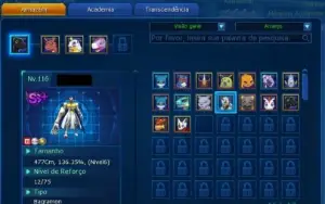 Conta Mid game LADMO Server Lucemon (em breve será Alphamon)