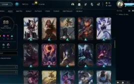Conta lol lvl 170 prata 3 88 skins ultimate etc