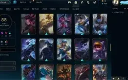 Conta lol lvl 170 prata 3 88 skins ultimate etc