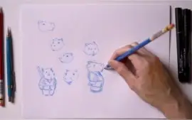 Criação de personagem para quadrinhos - Vitor Cafaggi
