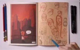 Criação de personagem para quadrinhos - Vitor Cafaggi
