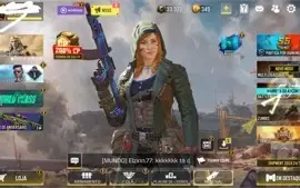 Conta COD Mobile com damasco, 345 CP Vários personagens
