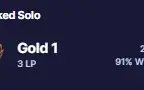 Conta Gold 1 91% Wr 21K Essencia Sem Email Verificado!
