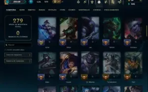Unranked com 80 Champs e 19 Skins