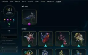 Conta Lol/Valorant - 647 Skins - +5000 Reais Gastos