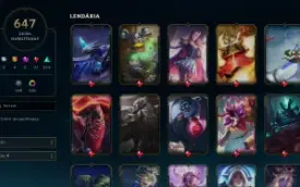 Conta Lol/Valorant - 647 Skins - +5000 Reais Gastos