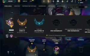Ouro 4 com 85 Champs e 36 Skins