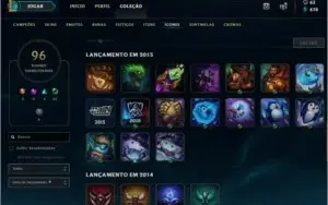 Conta Platina 2/ 50 Skins/ 26 pdl por vitória