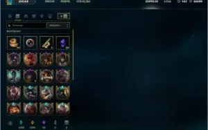 Conta lol com todas as skins da loja e as legado
