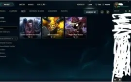 Conta lol com todas as skins da loja e as legado