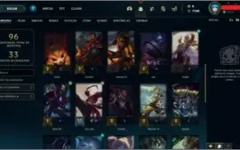 CONTA LEAGUE OF LEGENDS OURO IV