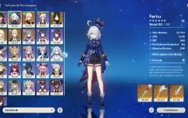 AR54, 12T5 Furina C2, Kazuha + Bis...