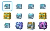 Clash Royale Arena Lendária-LVL11-170K GOLD-16 Lendárias