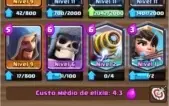 Clash Royale Arena Lendária-LVL11-170K GOLD-16 Lendárias