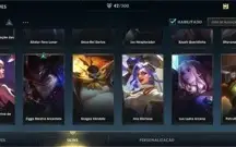 WILD RIFT 42 SKINS; TODOS CAMPEÕES COMPRADOS; PASSE ATIVO;
