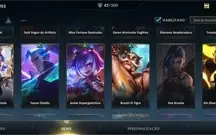WILD RIFT 42 SKINS; TODOS CAMPEÕES COMPRADOS; PASSE ATIVO;