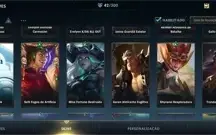 WILD RIFT 42 SKINS; TODOS CAMPEÕES COMPRADOS; PASSE ATIVO;
